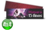 Marcador de pginas - 4x4 Cores - Verniz Localizado